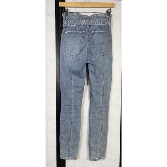 ALICE + OLIVIA JEANS Good High-Rise Skinny Jeans w/ Waistband. Size: 24 - Picture 2 of 7